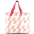 Cabas H en Biais Tote Canvas with Leather 40