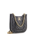 CC Front Pocket Chain Hobo Quilted Lambskin Small