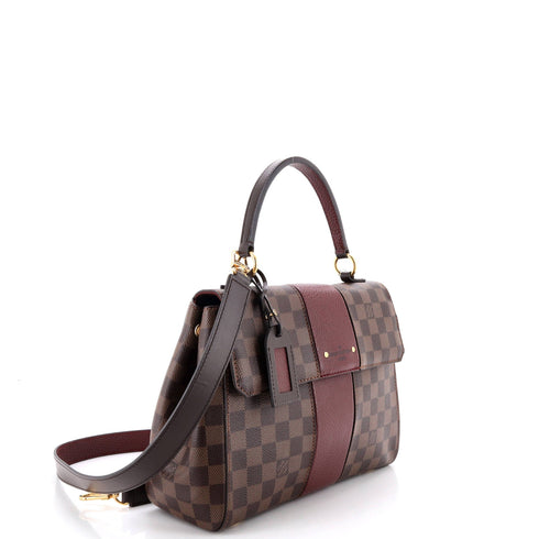 Bond Street Handbag Damier with Leather MM