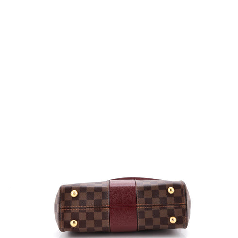 Bond Street Handbag Damier with Leather MM
