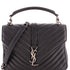 Classic Monogram College Bag Matelasse Chevron Leather Medium
