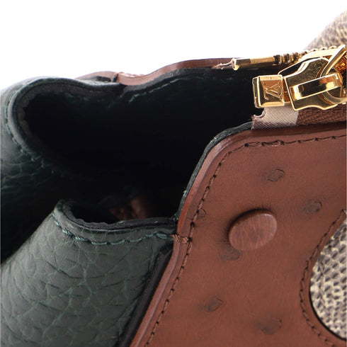 Majestueux Tote Monogram Canvas and Exotics PM