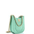 CC Front Pocket Chain Hobo Quilted Lambskin Small
