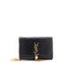 Classic Monogram Tassel Crossbody Bag Crocodile Embossed Leather Small