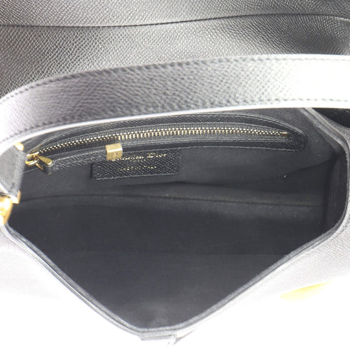 Saddle Handbag Leather Medium