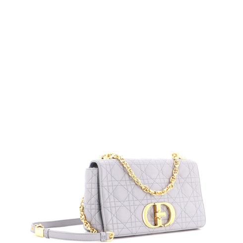 Caro Bag Cannage Quilt Calfskin New Medium