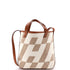 Cabas H en Biais Tote Canvas with Leather 27