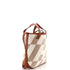Cabas H en Biais Tote Canvas with Leather 27