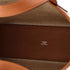 Cabas H en Biais Tote Canvas with Leather 27