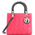Tricolor Lady Dior Bag Cannage Quilt Lambskin Medium