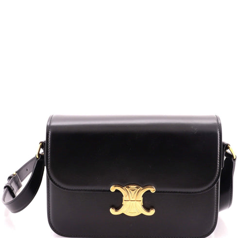 Triomphe Shoulder Bag Smooth Calfskin Medium