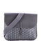 Coursier Messenger Bag Coated Canvas and Leather