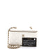 Classic Vanity Case with Chain Quilted Caviar Small