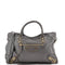 City Classic Metallic Edge Bag Leather Medium