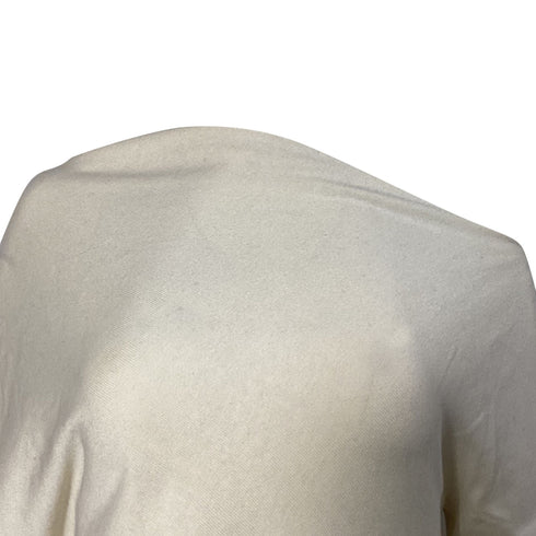 Women's The Row Off The Shoulder Sweater in Cream Cotton