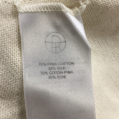 Women's The Row Off The Shoulder Sweater in Cream Cotton
