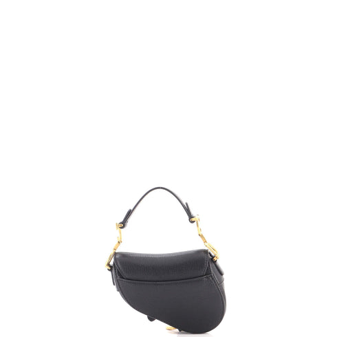 Saddle Handbag Leather Micro