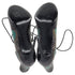 Women's Roland Mouret Snake Print Lace Up Sandals in Green Leather