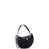 Half Moon Clutch with Chain Mesh with Quilted Lambskin
