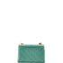 Logo Enamel Full Flap Bag Quilted Lambskin Mini