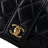 CC Tab Flap Shoulder Bag Quilted Lambskin Mini
