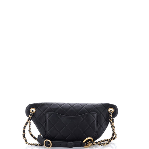 All About Chains Waist Bag Quilted Lambskin