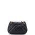 Giant CC Chain Compartment Messenger Bag Quilted Lambskin Small
