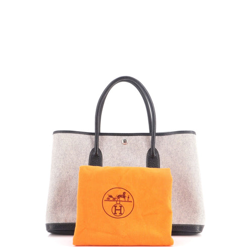 Garden Party Tote Toile and Leather 36