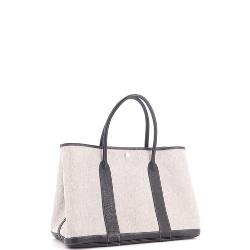 Garden Party Tote Toile and Leather 36