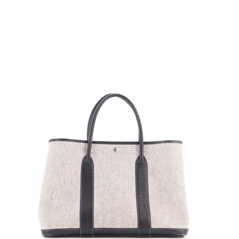 Garden Party Tote Toile and Leather 36
