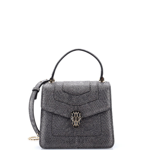 Serpenti Forever Top Handle Bag Karung Small