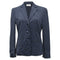 Women's Moschino Wed-Detail Single-Breasted Blazer in Navy Blue Wool