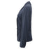 Women's Moschino Wed-Detail Single-Breasted Blazer in Navy Blue Wool