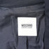 Women's Moschino Wed-Detail Single-Breasted Blazer in Navy Blue Wool