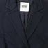 Women's Moschino Wed-Detail Single-Breasted Blazer in Navy Blue Wool