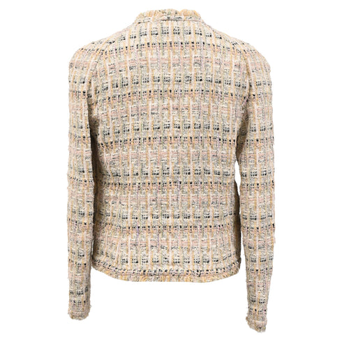 Women's Iro Shavana Frayed-Edge Tweed Jacket In Multicolor Cotton