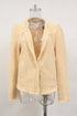 Women's Iro Rosia Tweed Knit Jacket in Beige Cotton