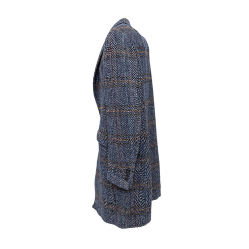 Men's Etro Checkered Wool Coat - '20s