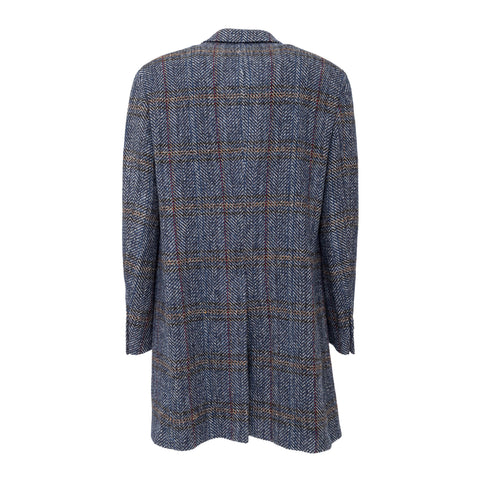 Men's Etro Checkered Wool Coat - '20s