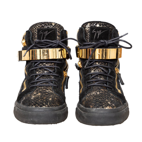 Men's Giuseppe Zanotti Printed Snakeskin Sneakers - '10s