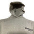 Men's Fear of God Essentials Logo Hoodie in Grey Cotton