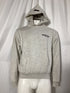 Men's Fear of God Essentials Logo Hoodie in Grey Cotton