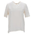 Women's Etro Short Sleeve Blouse in White Silk