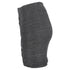 Women's Iro Brendal Draped Metallic Knit Mini Skirt in Silver Polyester