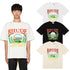 Rhude T-shirts Sunset Beach Pattern Printed Cotton Casual Short Sleeves Men and Women