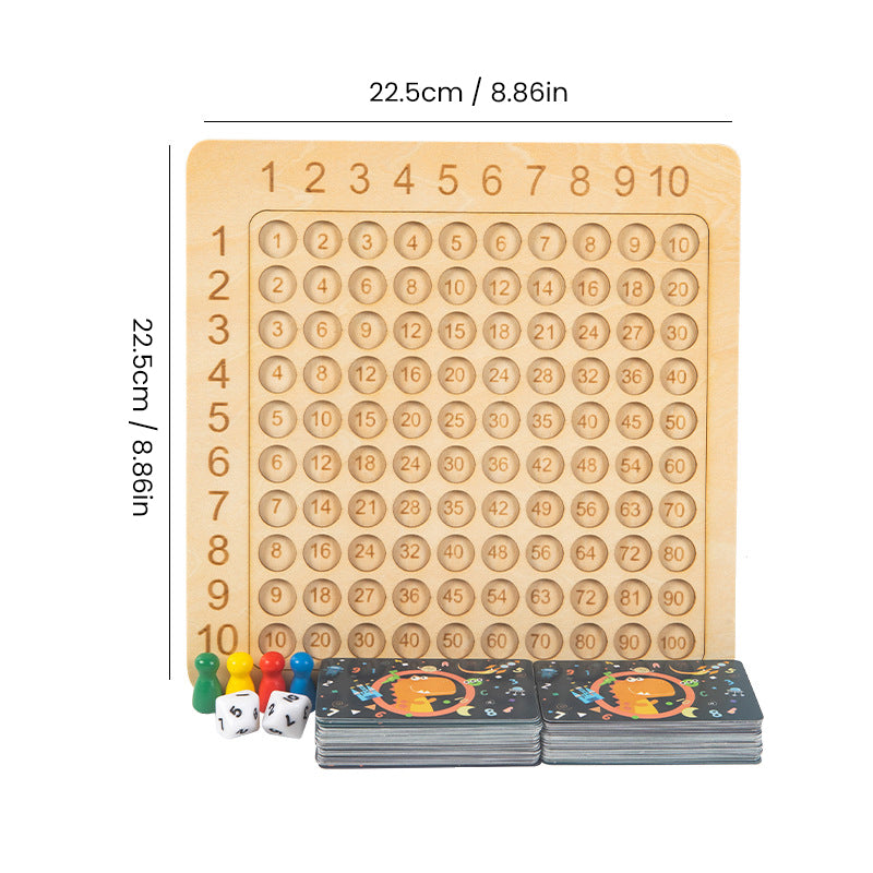 Vermenigvuldigingstabel spel