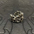 Chrome Heart Ring with Diamonds in White Gold