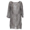 Women's Ba&Sh Leopard Print Mini Dress in Brown Viscose