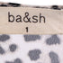 Women's Ba&Sh Leopard Print Mini Dress in Brown Viscose