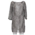 Women's Ba&Sh Leopard Print Mini Dress in Brown Viscose